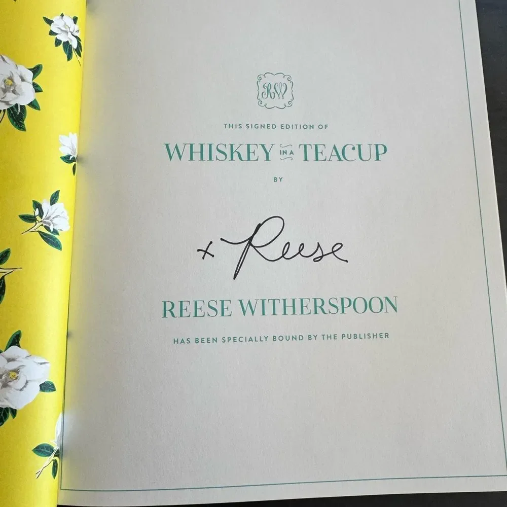 Whiskey in a Teacup Book with Pink Cover - Picture 3 of 3